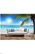 Sea and coconut palm Wall Mural Wall Tapestry tapestries