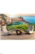 Vernazza village and stunning sunrise Wall Mural Wall Tapestry tapestries