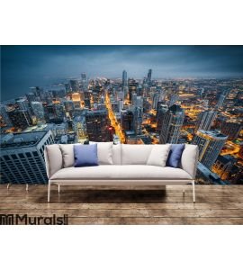 Chicago skyline Wall Mural Wall art Wall decor