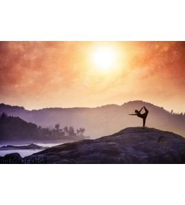 Yoga in India Wall Mural Wall art Wall decor