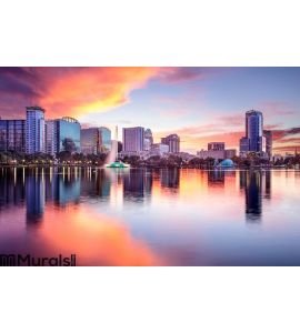 Orlando, Florida Skyline Wall Mural Wall art Wall decor