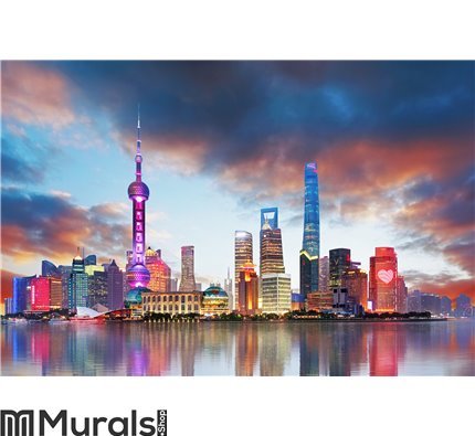 China - Shanghai skyline Wall Mural Wall art Wall decor