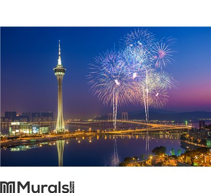 Macau Fireworks China Wall Mural Wall art Wall decor