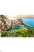 Vernazza village and stunning sunrise,Cinque Terre,Italy,Europe Wall Mural Wall art Wall decor