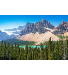 Canadian wilderness in Banff National Park Wall Mural