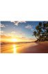 Dreamy sunrise on a tropical island Wall Mural Wall Tapestry tapestries