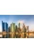 Singapore Skyline and view of Marina Bay Wall Mural Wall art Wall decor