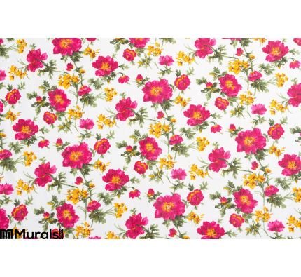 Floral pattern on seamless cloth Wall Mural Wall Tapestry tapestries