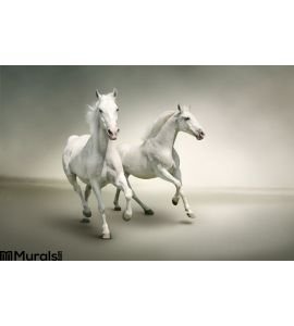 White Horses Wall Mural Wall Tapestry tapestries