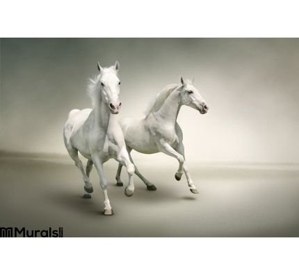 White Horses Wall Mural Wall Tapestry tapestries