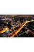 Thailand Bangkok Night City Sky View Wall Mural Wall Tapestry tapestries