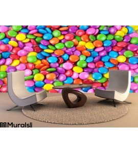 Colorful Candy Wall Mural Wall art Wall decor