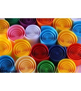Color Paper Wall Mural