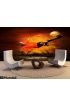 Footballer Fires Wall Mural Wall art Wall decor
