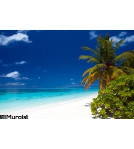 Summertime Tropical Beach Wall Mural Wall Tapestry tapestries