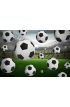 Black and white footballs Wall Mural Wall Tapestry tapestries