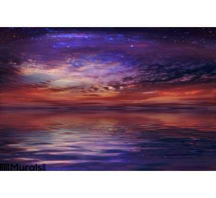 Cosmic Sunset Wall Mural Wall Tapestry tapestries
