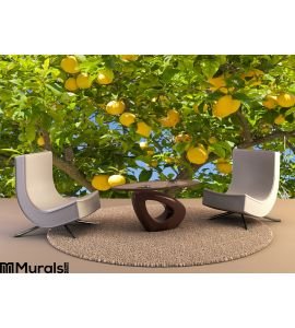 Lemon Tree Wall Mural Wall Tapestry tapestries