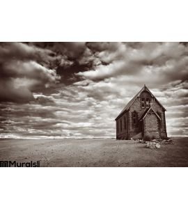 Abandoned Desert Church Wall Mural Wall Tapestry tapestries