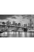 Manhattan Brooklyn Bridge Black White New York Wall Mural Wall Tapestry tapestries