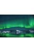 Icebergs Under Northern Lights Wall Mural Wall Tapestry tapestries