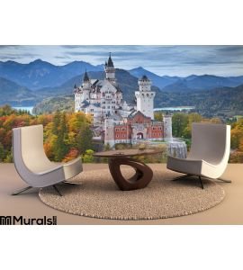 Neuschwanstein Castle Germany Wall Mural Wall Tapestry tapestries