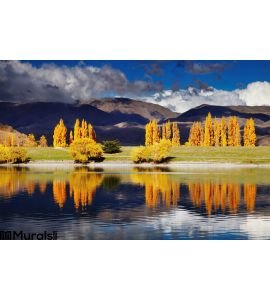 Lake Benmore New Zealand Wall Mural Wall Tapestry tapestries