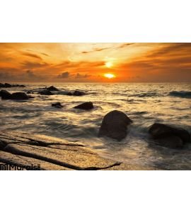 Sunset Beach Wall Mural Wall art Wall decor