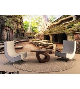 Angkor Wat Cambodia Ta Prohm Khmer Ancient Buddhist Temple Wall Mural Wall art Wall decor