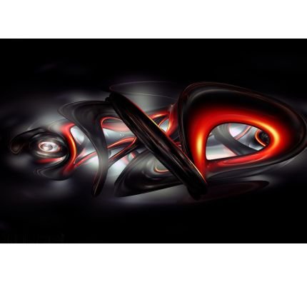 3d Abstract Graffiti Red Render Dark Gray Black Wall Mural Wall Tapestry tapestries