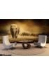 Elephants Sunset Wall Mural Wall Tapestry tapestries