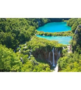 Plitvice National Park Waterfalls Croatia Wall Mural Wall art Wall decor