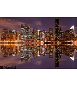 Beautiful city view Wall Mural Wall art Wall decor