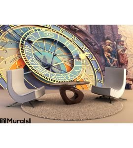 Astronomical Clock Prague Wall Mural Wall art Wall decor