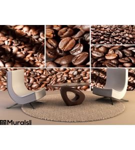 Coffe Beans Collage Wall Mural Wall art Wall decor