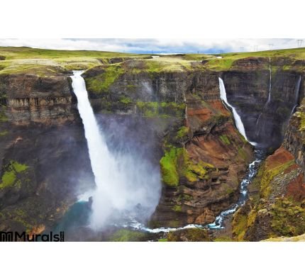 Vertical Cliff Iceland Wall Mural Wall art Wall decor