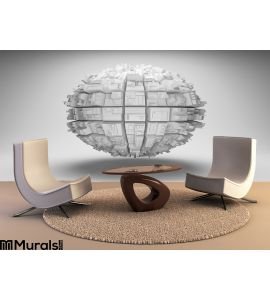 Sphere Abstract Geometric Shapes Wall Mural Wall art Wall decor