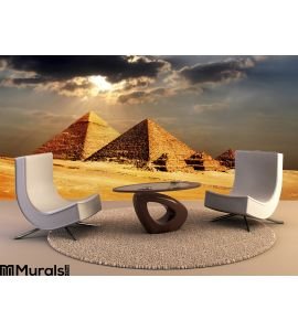 Giza Pyramids Cairo Egypt Wall Mural Wall Tapestry tapestries