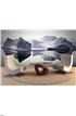 Icebergs Reflected in Still Waters Wall Mural Wall Tapestry tapestries
