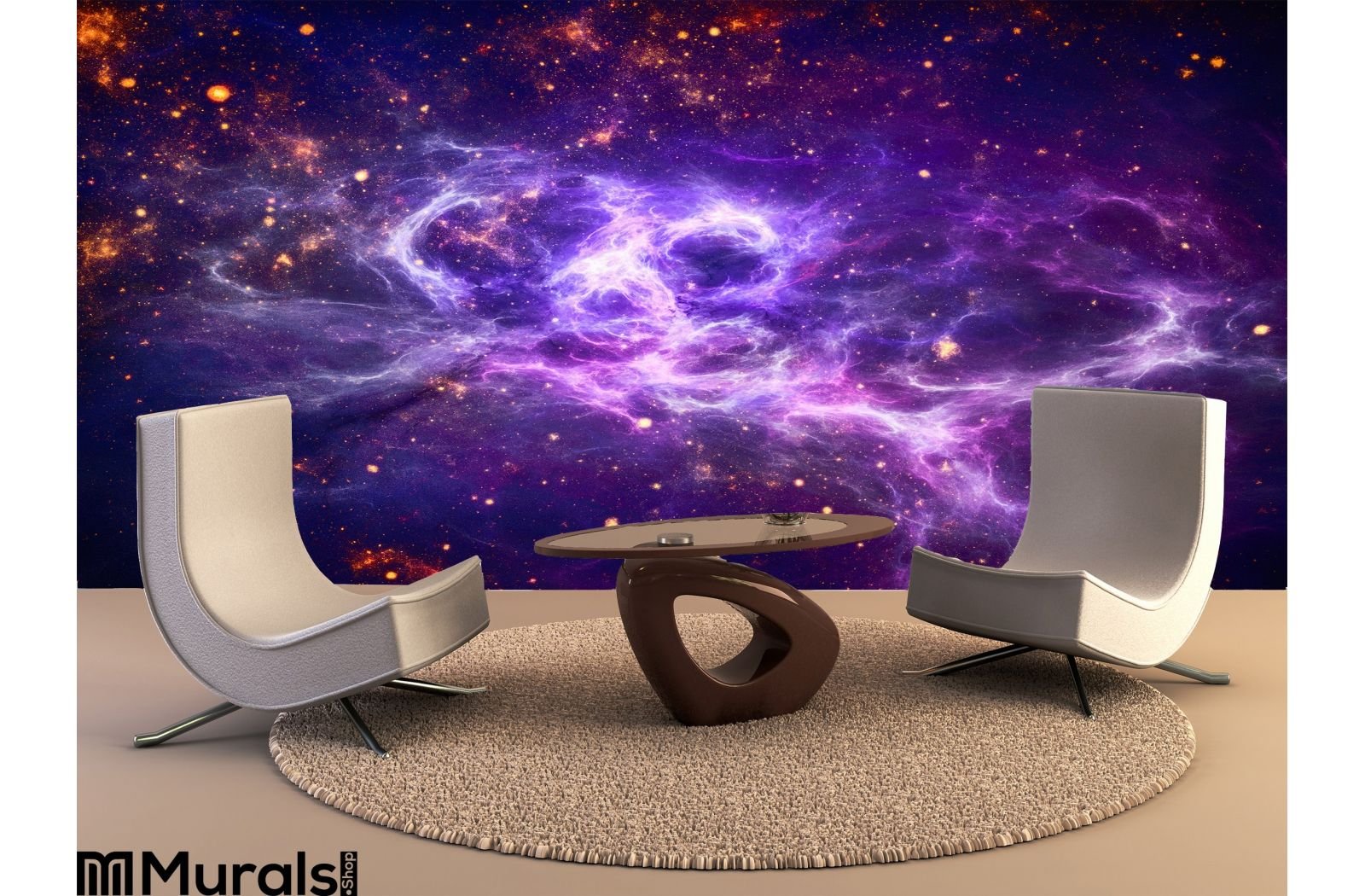 Deep Space Nebula Wall Mural