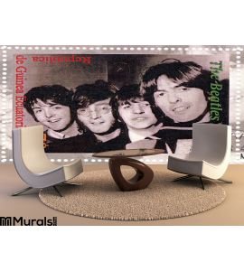 Stamp Beatles Wall Mural Wall art Wall decor