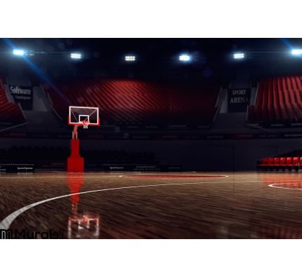 Basketball court Wall Mural Wallpaper