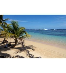 Tropical beach a piece of paradise Wall Mural