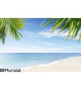 Lonely beach Wall Mural