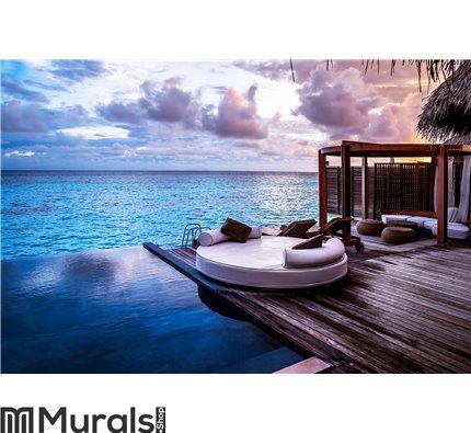 Luxury beach resort Wall Mural Wall Tapestry tapestries