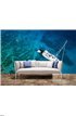 Amazing view to yacht Wall Mural Wall art Wall decor