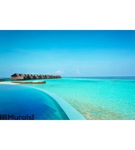 Luxury resort in the Indian Ocean Wall Mural Wall art Wall decor