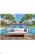 Luxury tropical resort Wall Mural Wall Tapestry tapestries