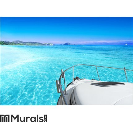 View from yacht Wall Mural Wall art Wall decor