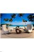 Coconut palms on the beach Wall Mural Wall Tapestry tapestries